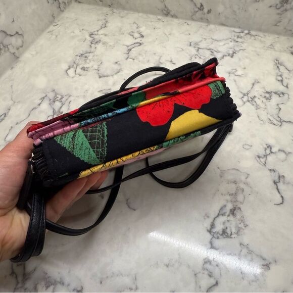 Vera Bradley mini Vivian crossbody RFID Colorful Floral Women's Bag - Picture 5 of 10